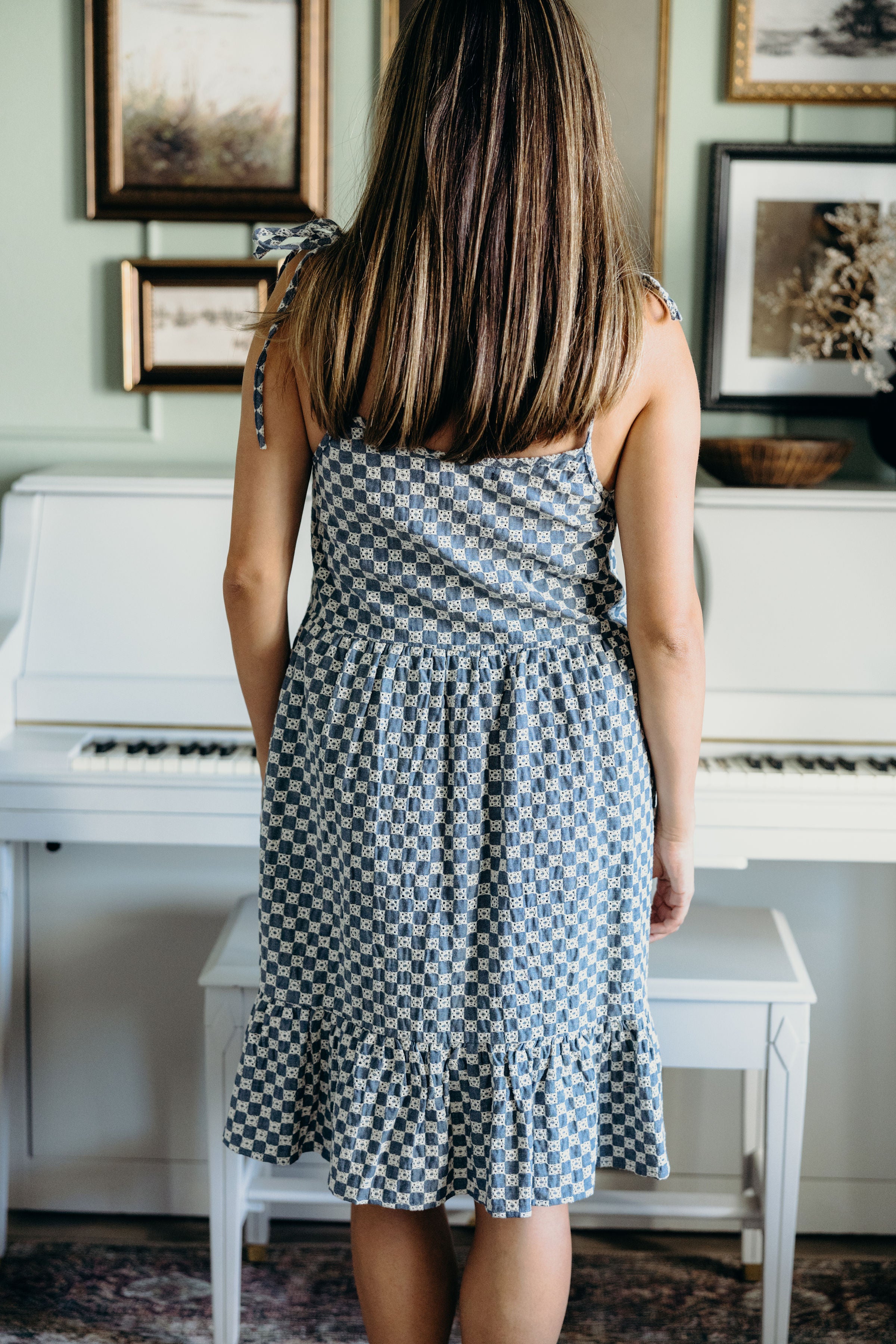 THE LEON IN DENIM CHECKERED FINAL SALE