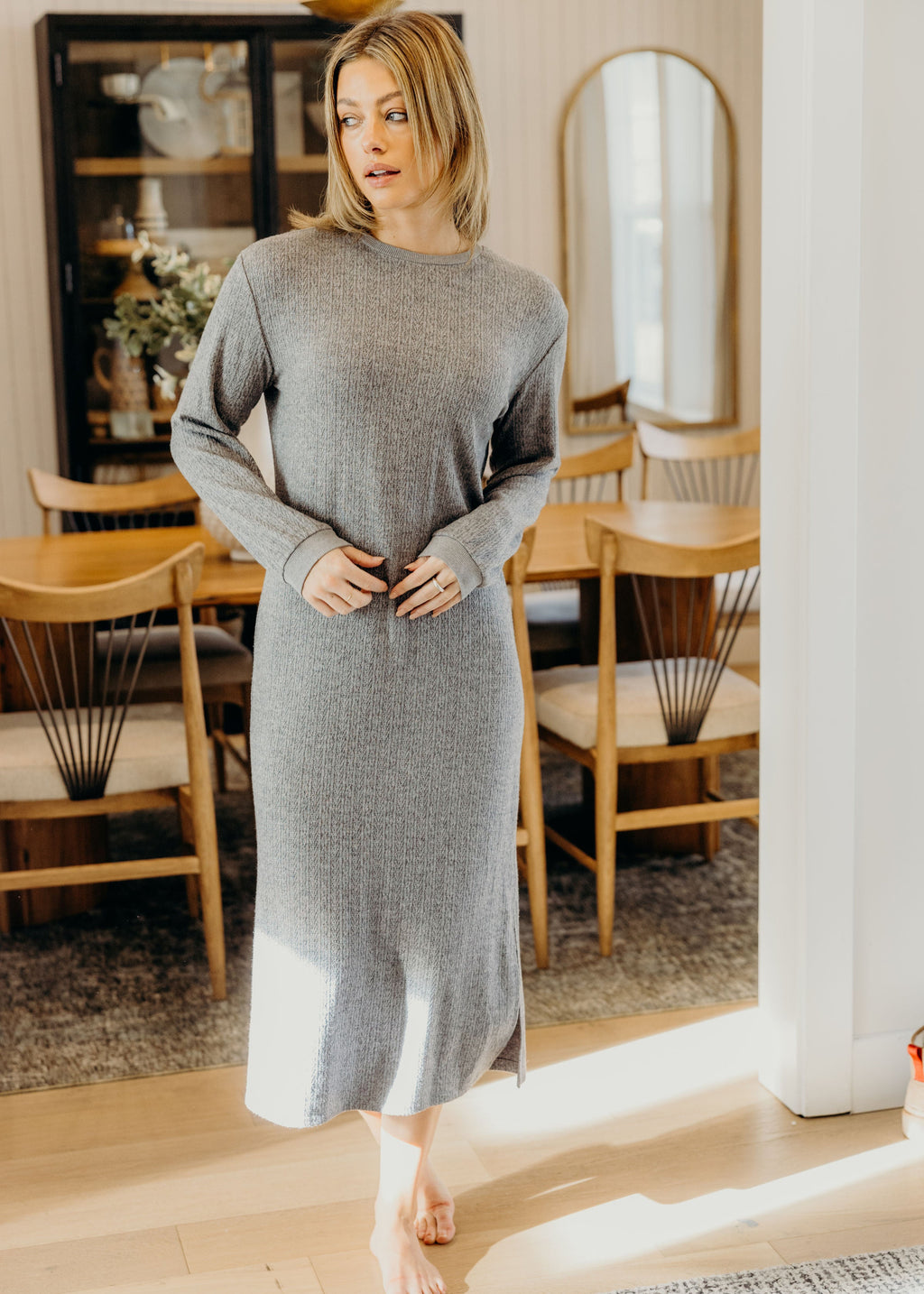 THE ARDEN IN SPECKLED GRAY FINAL SALE