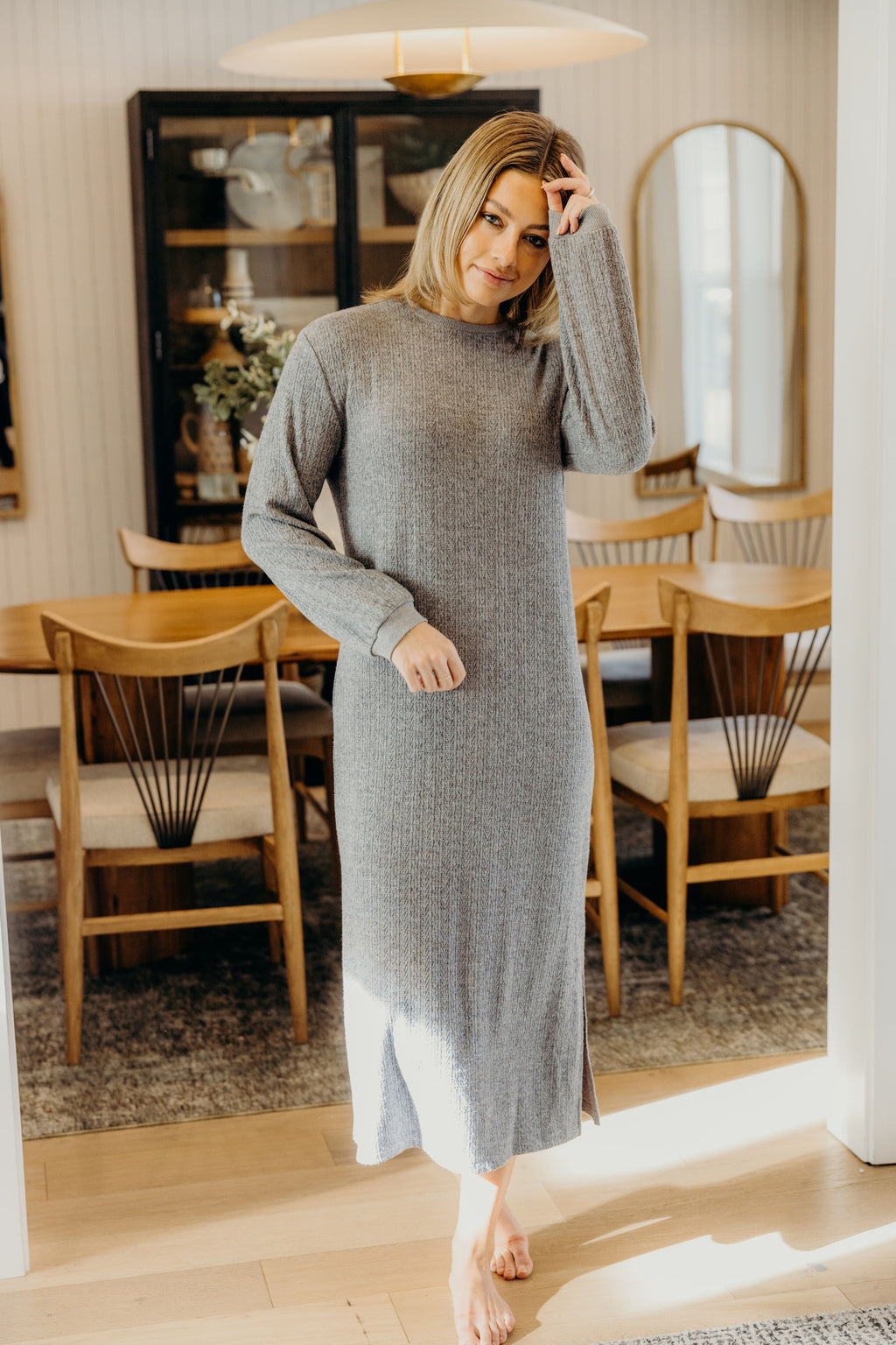 THE ARDEN IN SPECKLED GRAY FINAL SALE