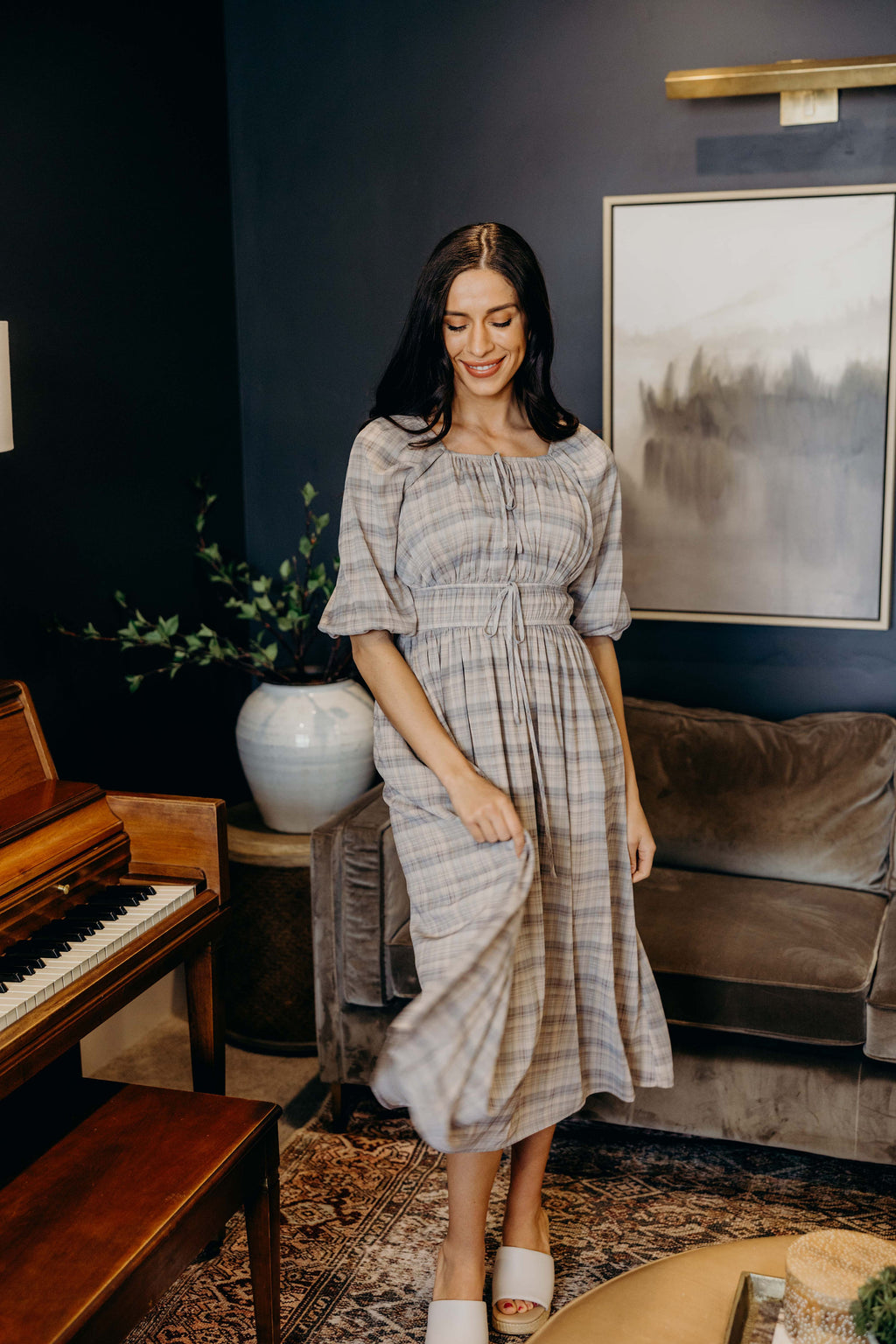THE DYER IN FROSTY PLAID FINAL SALE