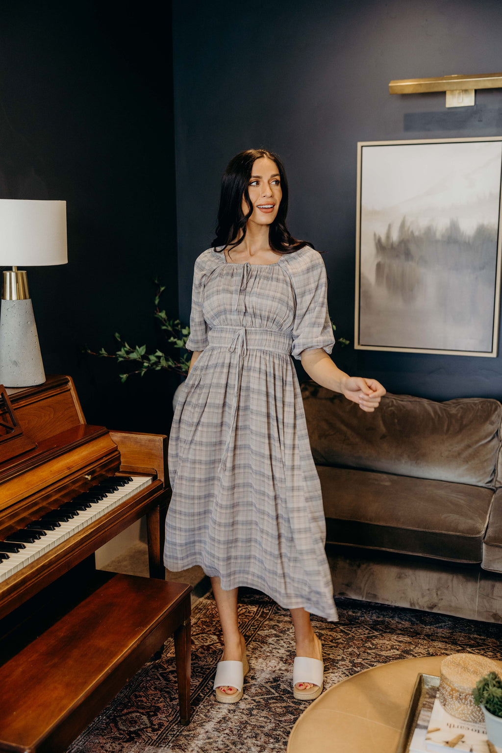 THE DYER IN FROSTY PLAID FINAL SALE
