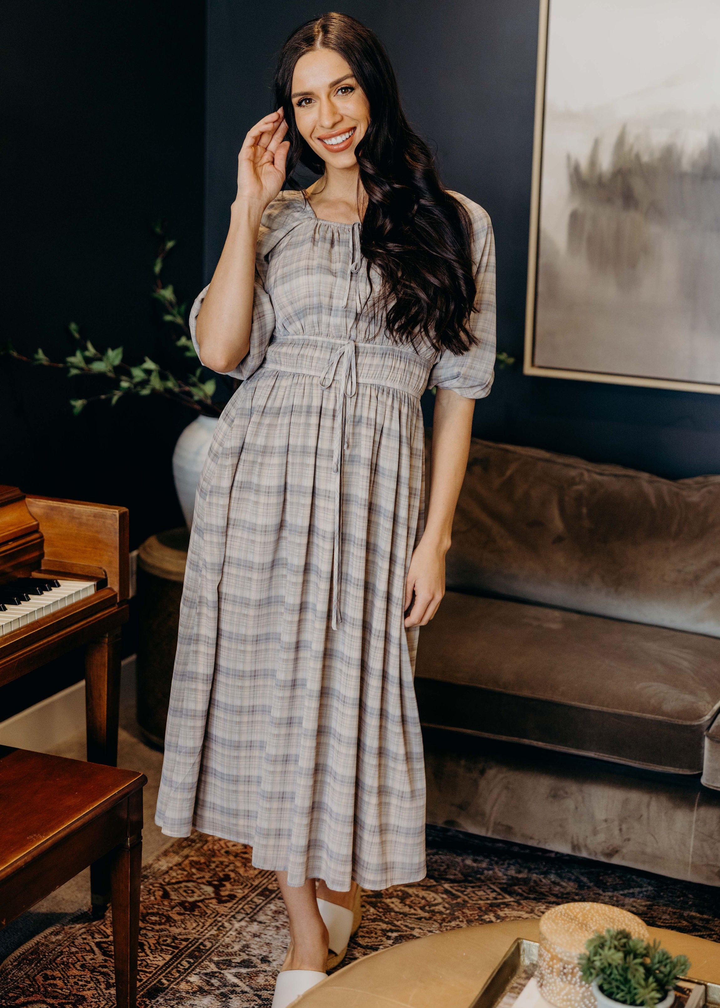 THE DYER IN FROSTY PLAID FINAL SALE