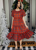 THE SERENA IN CRANBERRY PLAID FINAL SALE