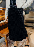 STRAIGHT SKIRT IN BLACK FINAL SALE