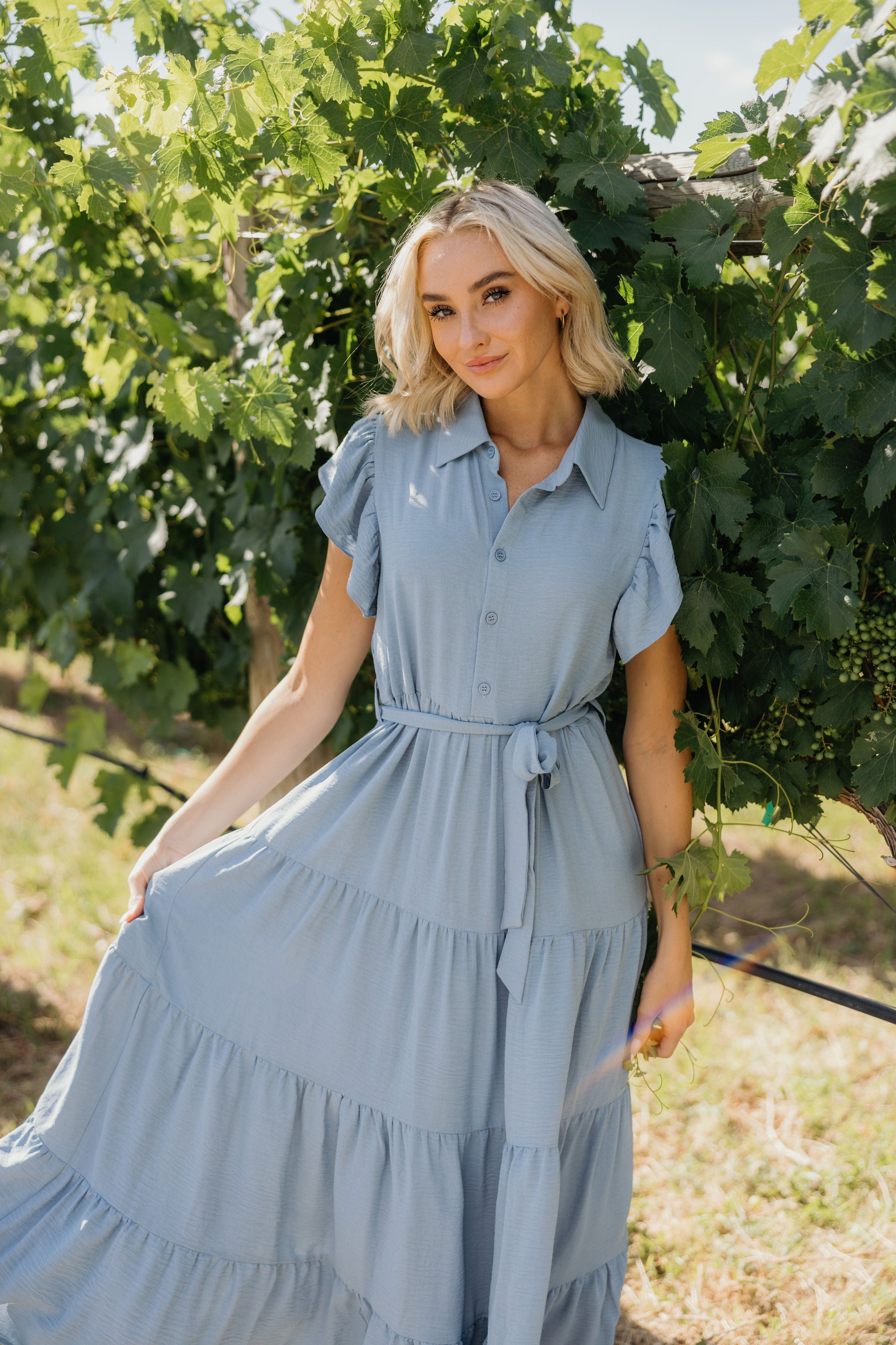 THE GOLDIE IN PEACEFUL BLUE