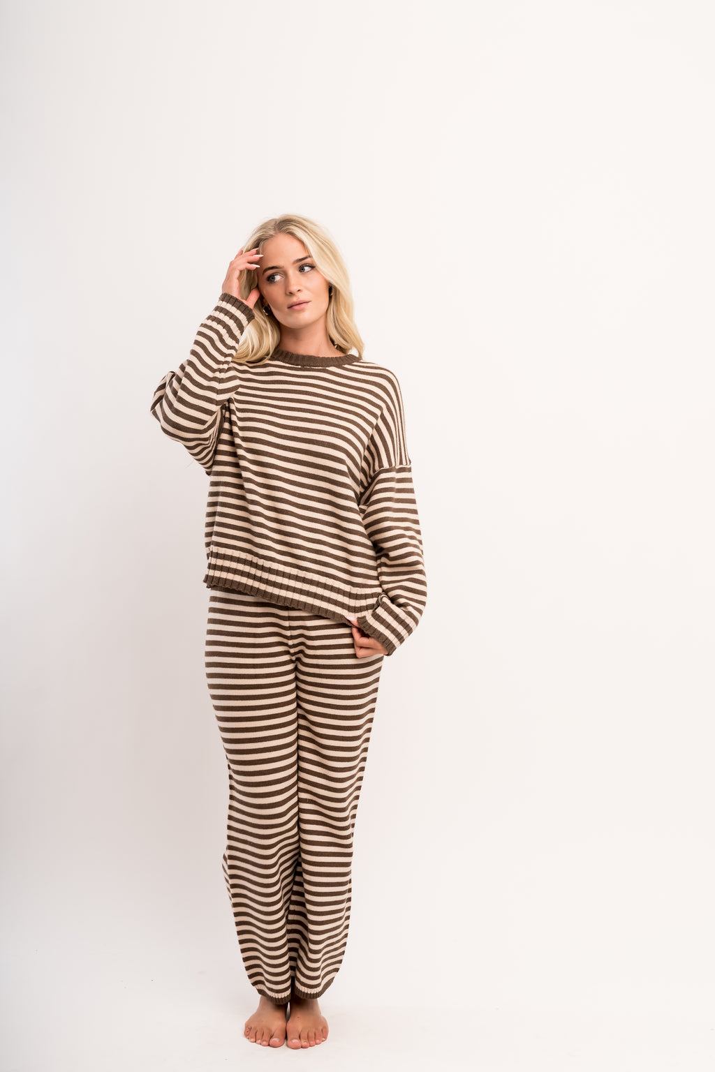 CAMPUS SWEATER IN IVY STRIPE