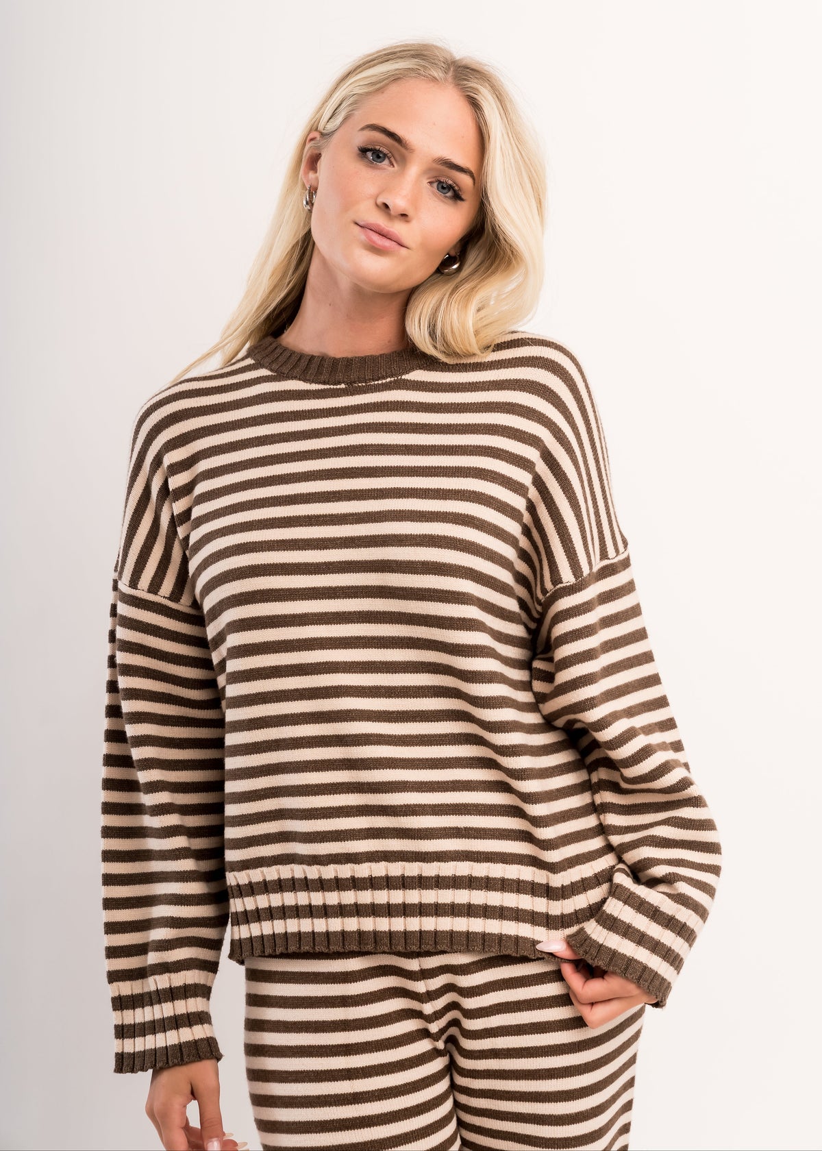 CAMPUS SWEATER IN IVY STRIPE
