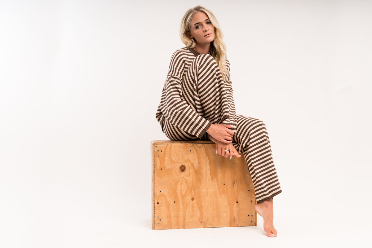 CAMPUS SWEATER IN IVY STRIPE