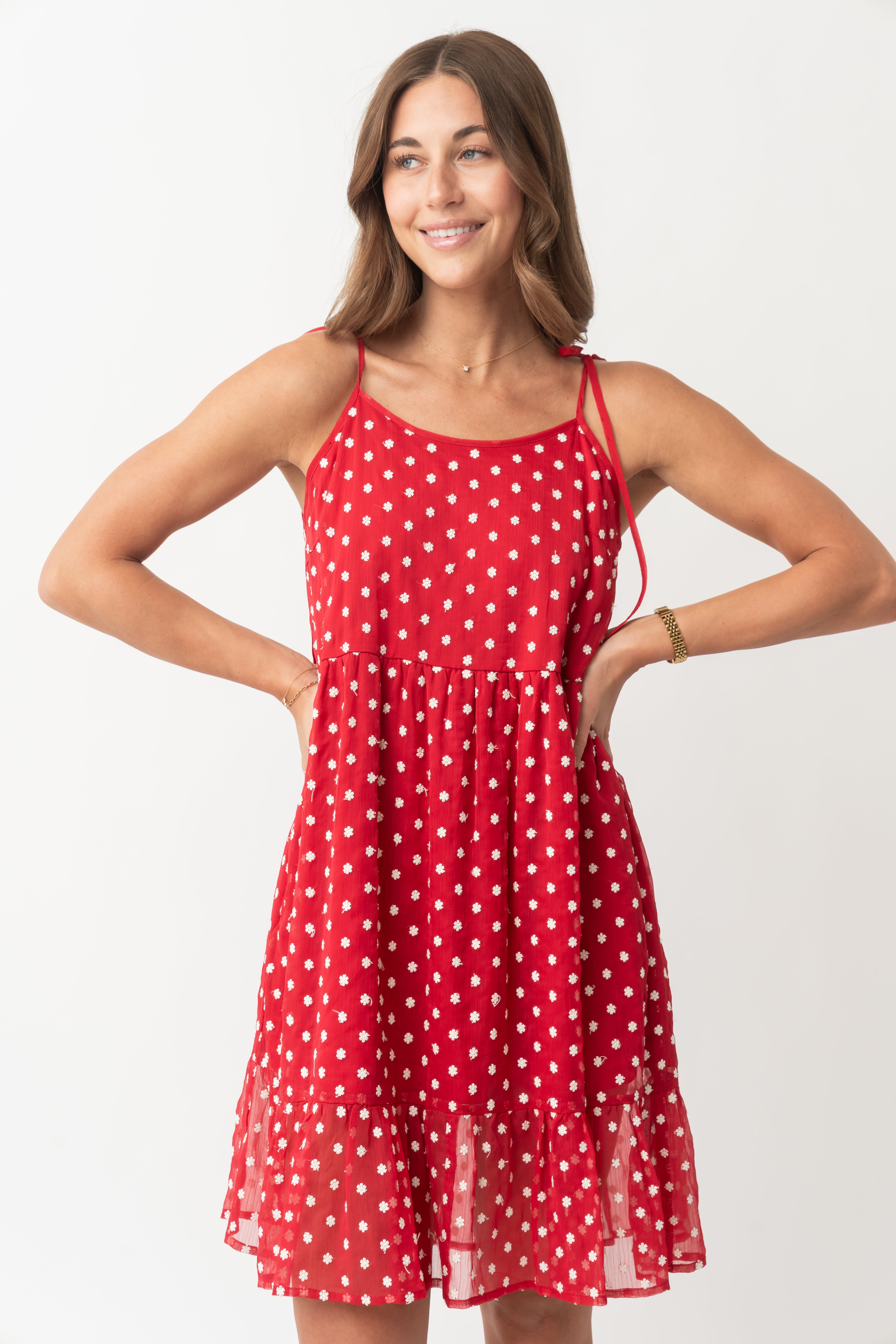 THE LEON IN RED DAISY FINAL SALE